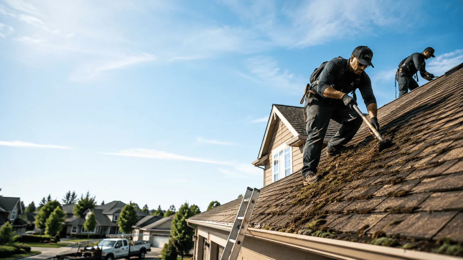 Roof Moss Removal in Huron, OH near me